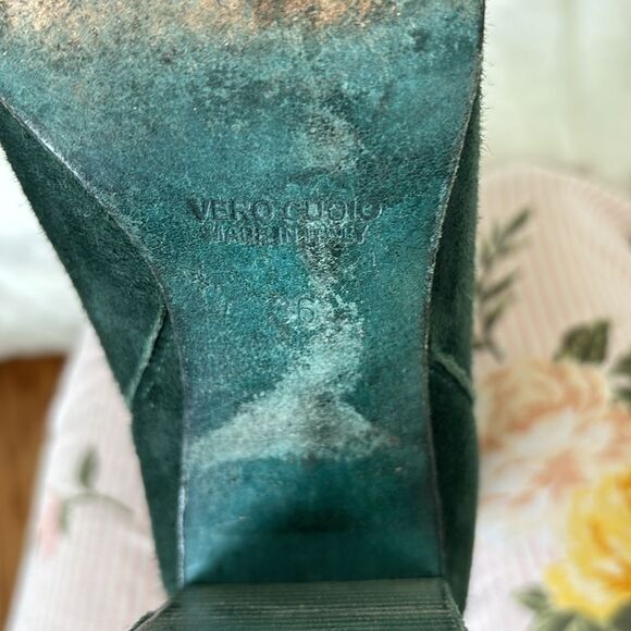 Free People Dakota suede slouch block heel boot | boho festival coastal cowgirl - Picture 8 of 9